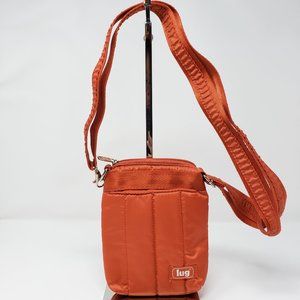Lug Orange Crossbody Pouch